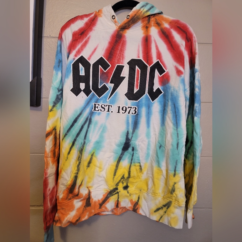 AC/DC Tie-Dye Hoodie